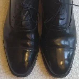 Jones Bootmaker Black Cap Toe Oxford Shoes (Made in England)  10 UK = 11 US Near new-JONES BOOTMAKERS, England, Cap-Toe Oxford: 46E (US  main image 3